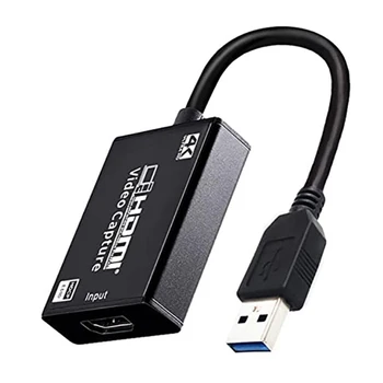 4K 1080p HDMI Video Audio- Capture Card 4K HDMI to USB 3.0 Live Video Recorder
4K 1080p HDMI Video Audio- Capture Card 4K HDMI to USB 3.0 Live Video Recorder