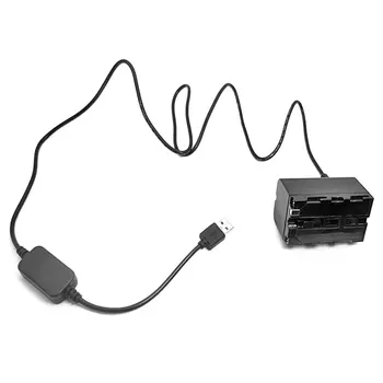 DC 5V USB Drive Power Cable + NP-F750 NP-F550 NP-F970 Battery DC Coupler for Nanguan YongNuo Godox Photography LED Light Lamp
DC 5V USB Drive Power Cable + NP-F750 NP-F550 NP-F970 Battery DC Coupler for Nanguan YongNuo Godox Photography LED Light Lamp