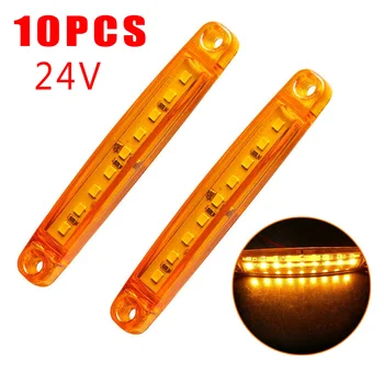 10Pcs Lights 9 LED Sealed Side Marker Clearance Light 24V Truck Trailer Lorry 
10Pcs Lights 9 LED Sealed Side Marker Clearance Light 24V Truck Trailer Lorry