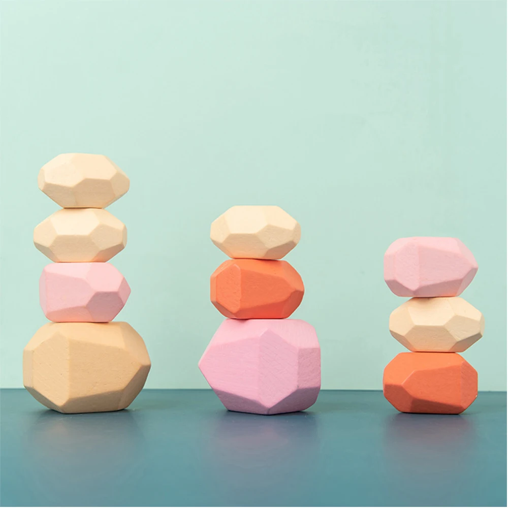 Wooden Colored Stone Children's Jenga Building Block Educational Toy Creative Nordic Style Stacking Game Rainbow Wooden Gift
Wooden Colored Stone Children's Jenga Building Block Educational Toy Creative Nordic Style Stacking Game Rainbow Wooden Gift