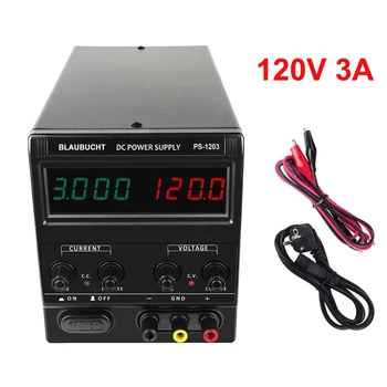 120V 3A Laboratory Digital Power Supply 110V/220V Adjustable Desktop Power Supply 4-digit Precision Test Regulated Power Supply
120V 3A Laboratory Digital Power Supply 110V/220V Adjustable Desktop Power Supply 4-digit Precision Test Regulated Power Supply