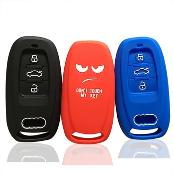 Remote Smart Car Key Cover Cap Case for Audi A1 A3 A4 A5 A6 A7 A8 Quattro Q3 Q5 Q7 Silica Gel Key Holder Covers for Car Keys
Remote Smart Car Key Cover Cap Case for Audi A1 A3 A4 A5 A6 A7 A8 Quattro Q3 Q5 Q7 Silica Gel Key Holder Covers for Car Keys