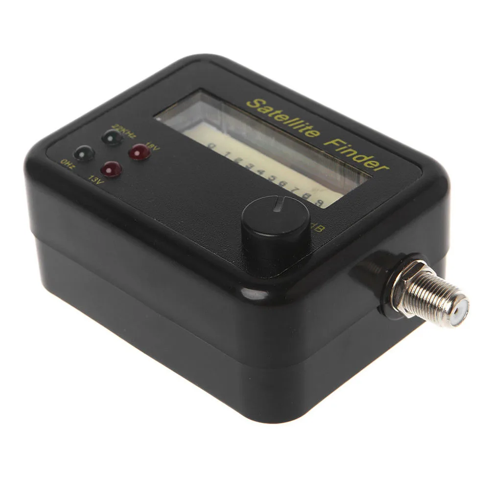 SF9504 Searching Mini Meter Satellite Signal Finder Digital DC 13-18V Sensitive Portable TV Receiver Detector LCD Display Buzzer
SF9504 Searching Mini Meter Satellite Signal Finder Digital DC 13-18V Sensitive Portable TV Receiver Detector LCD Display Buzzer