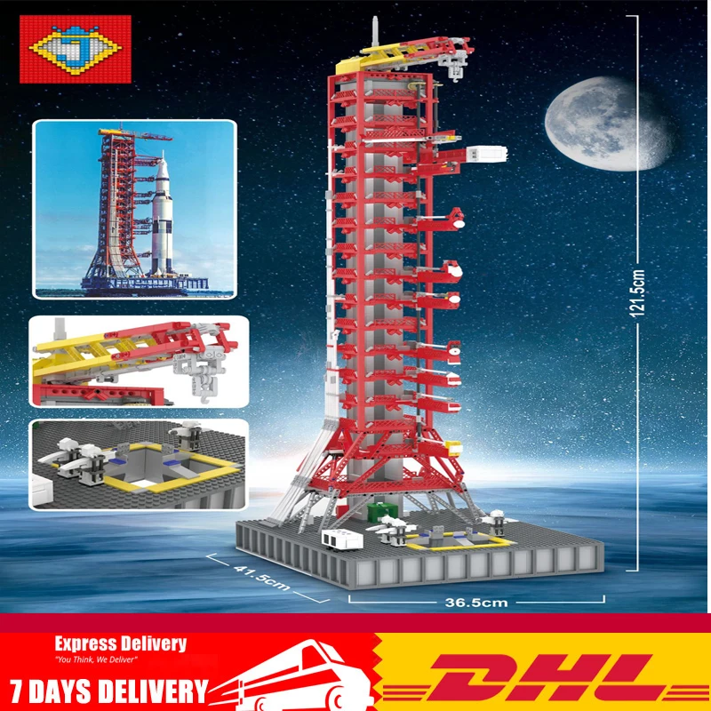 J79002 79002 Apollo Saturn V Launch Umbilical Tower Space Shuttle Expedition Sets Building Blocks Compatible Legoinglys 21309
J79002 79002 Apollo Saturn V Launch Umbilical Tower Space Shuttle Expedition Sets Building Blocks Compatible Legoinglys 21309