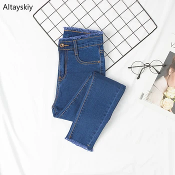 Jeans Women All-match Leisure Simple Daily Korean Style Elegant Slim High-quality High Waist Students Girls Womens Female 2020
Jeans Women All-match Leisure Simple Daily Korean Style Elegant Slim High-quality High Waist Students Girls Womens Female 2020