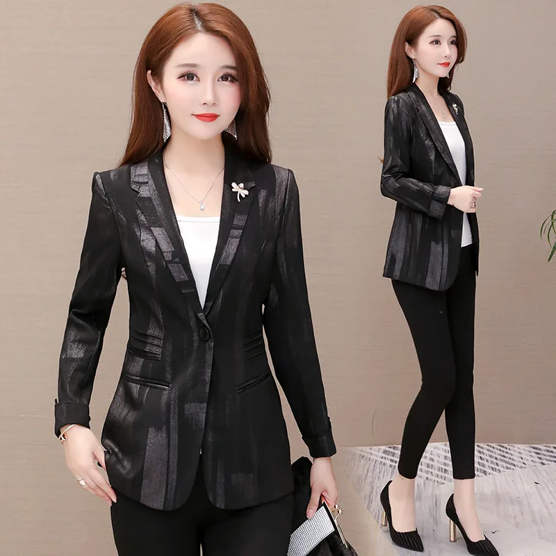2019 Autumn New Style Korean-style Slim Fit Slimming Long Sleeve One-Button-Style Small Suit Coat Women's Short Elegant Tops
2019 Autumn New Style Korean-style Slim Fit Slimming Long Sleeve One-Button-Style Small Suit Coat Women's Short Elegant Tops