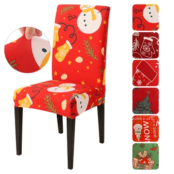 1/2/4/6pcs Christmas Printed Elastic Stretch Chair Cover Spandex Dinning Room Chair Slipcovers Protector For New Year Xmas Decor
1/2/4/6pcs Christmas Printed Elastic Stretch Chair Cover Spandex Dinning Room Chair Slipcovers Protector For New Year Xmas Decor