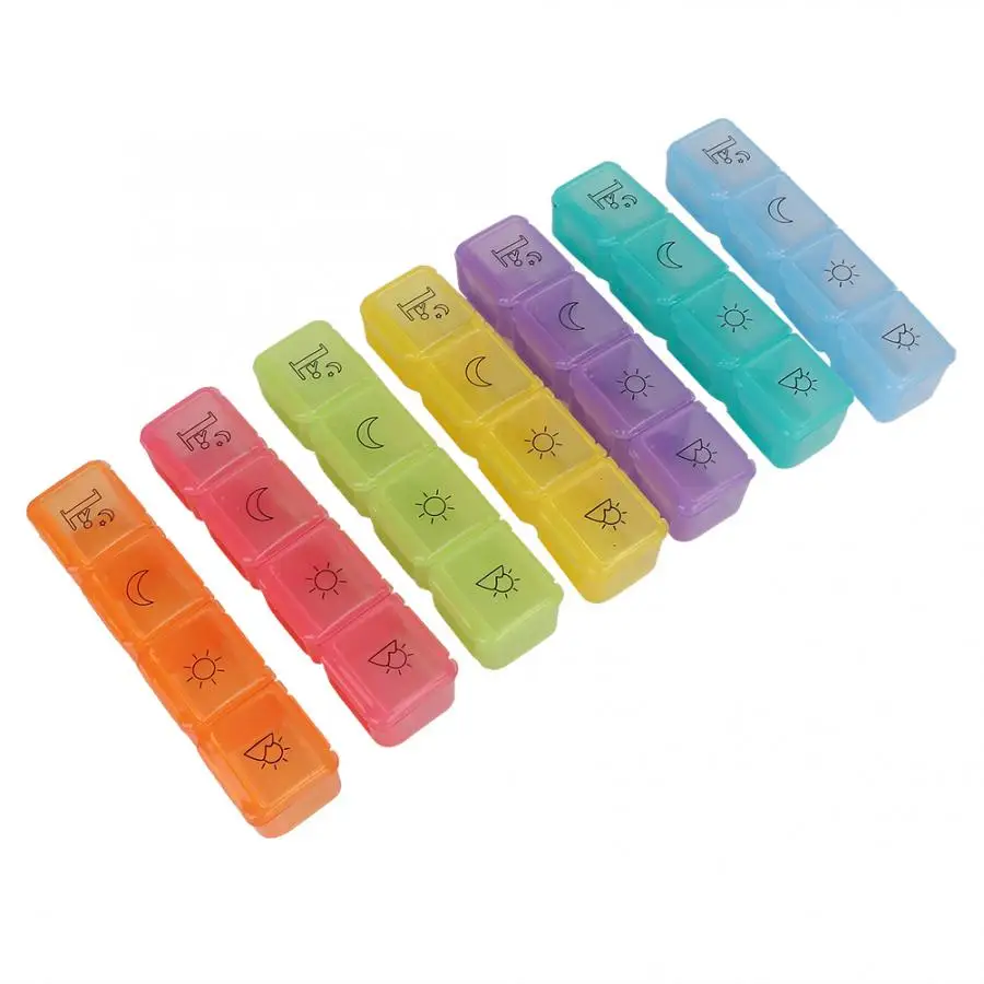 7 Day Week Pills Tablet Storage Case Holder for Medicines Organizer Dispenser Weekly Medicine Storage Container 28 Slots
7 Day Week Pills Tablet Storage Case Holder for Medicines Organizer Dispenser Weekly Medicine Storage Container 28 Slots