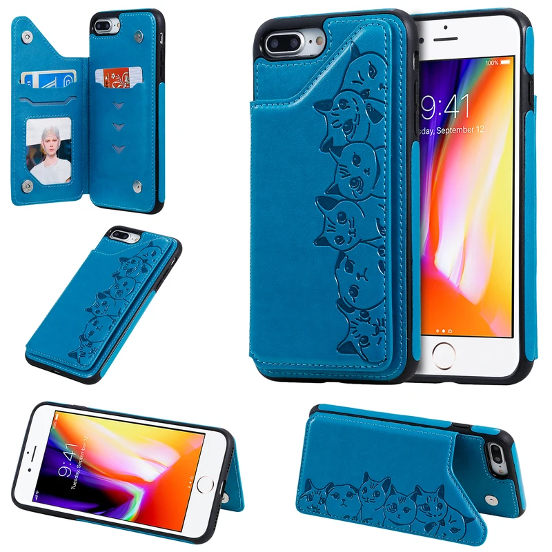Case For Iphone 8 Plus Anti-fall Card Slot Stand Back Cover For Iphone 7 Plus Leather Wallet Case For Iphone 8 7 Plus Funda
Case For Iphone 8 Plus Anti-fall Card Slot Stand Back Cover For Iphone 7 Plus Leather Wallet Case For Iphone 8 7 Plus Funda