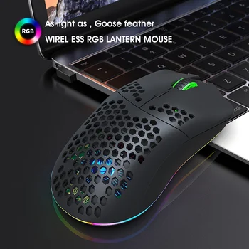 Adjustable DPI HXSJ T66 RGB 2.4G Wireless Gaming Mouse RGB Lighting Charging Mouse with Ergonomic Design for Desktop Laptop
Adjustable DPI HXSJ T66 RGB 2.4G Wireless Gaming Mouse RGB Lighting Charging Mouse with Ergonomic Design for Desktop Laptop