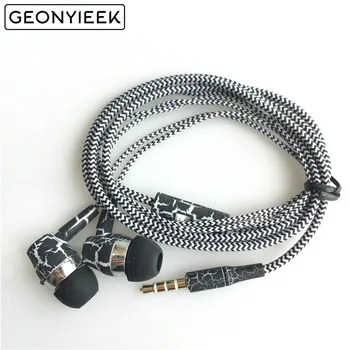 Ice Cracks Earphones Weaving Cloth Rope Earpiece Super Bass Earphones with Microphone For iPhone Samsung Xiaomi Wholesale
Ice Cracks Earphones Weaving Cloth Rope Earpiece Super Bass Earphones with Microphone For iPhone Samsung Xiaomi Wholesale