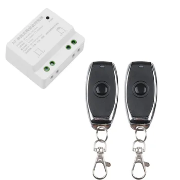 AC 220 V Wireless Remote Control Switch AC 250V 110V RF Relay Receiver Module + 2pcs RF 433Mhz Remote Controller
AC 220 V Wireless Remote Control Switch AC 250V 110V RF Relay Receiver Module + 2pcs RF 433Mhz Remote Controller