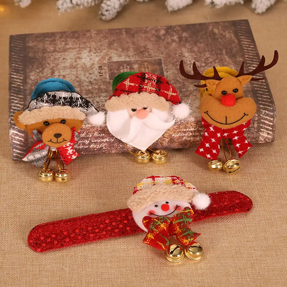 pat bracelet kids band christmas soft circle wrist gift toys l