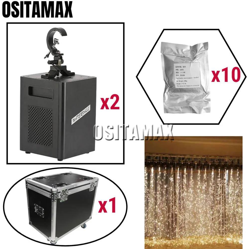 2+flycase+10 Powder Remote 400w Cold Firework Machine Upside Down Waterfall Wedding Fountain Sparkers Fireworks Pyrotechnics
2+flycase+10 Powder Remote 400w Cold Firework Machine Upside Down Waterfall Wedding Fountain Sparkers Fireworks Pyrotechnics