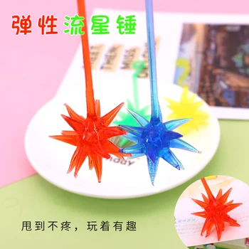 Nostalgic children's fun toy sticky meteor hammer Soft plastic hand sticky ball Telescopic sticky elastic large stick hammer
Nostalgic children's fun toy sticky meteor hammer Soft plastic hand sticky ball Telescopic sticky elastic large stick hammer