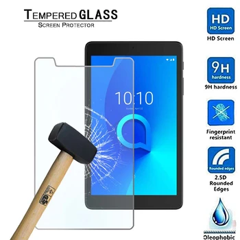 9D Tempered Glass Screen Protector for Alcatel 3T 8/A30/OneTouch PIXI 3/POP 7/7S Explosion-Proof Screen Protector Tablet Film