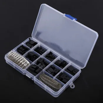 620pcs 2.54mm Jumper Wire Connector 250V 3A Pin Header Connector Housing Kit Electronics Set Male/Female Crimp Pins Terminal
620pcs 2.54mm Jumper Wire Connector 250V 3A Pin Header Connector Housing Kit Electronics Set Male/Female Crimp Pins Terminal