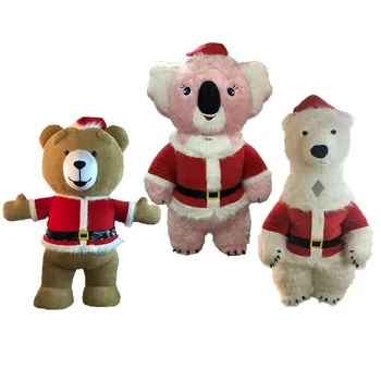 

Big Inflatable Costume Christmas Mascot Costumes Polar Bear Koala Halloween Cosplay for Advertising 2M/2.6M/3M Tall Adult