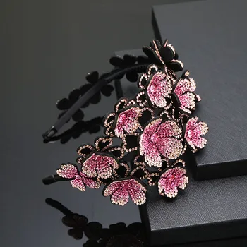 Women Headwear Colorful Luxury Crystal Wide Headbands Multicolor Flowers Hairpin Headband Wild Go Out Hair Accessories Hair Clip
Women Headwear Colorful Luxury Crystal Wide Headbands Multicolor Flowers Hairpin Headband Wild Go Out Hair Accessories Hair Clip