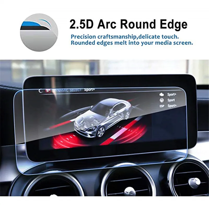 Car Navigation Screen Protector for Benz 2019 C-Class W205 10.25 Inch,Tempered Glass Audio Infotainment Protective Film
Car Navigation Screen Protector for Benz 2019 C-Class W205 10.25 Inch,Tempered Glass Audio Infotainment Protective Film