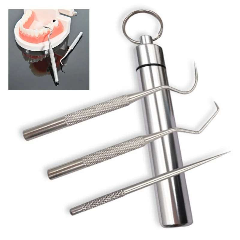 Balight Outdoor Portable Toothpick Set Stainless Steel Toothpick Toothpick Holder Anti-rust Toothpick Tool For Camping Hiking
Balight Outdoor Portable Toothpick Set Stainless Steel Toothpick Toothpick Holder Anti-rust Toothpick Tool For Camping Hiking