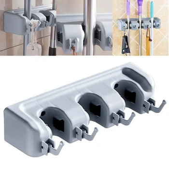 Wall Mounted 3 Racks Mop Brush Broom Holder Hanger Organizer Magic Plastic Mop Holder Bathroom Kitchen Storage With Hanging
Wall Mounted 3 Racks Mop Brush Broom Holder Hanger Organizer Magic Plastic Mop Holder Bathroom Kitchen Storage With Hanging
