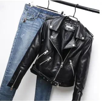 Belt, autumn women's leather jacket, 4 colors, asymmetric bicycle zipper, women's faux leather jacket, high quality jacket
Belt, autumn women's leather jacket, 4 colors, asymmetric bicycle zipper, women's faux leather jacket, high quality jacket