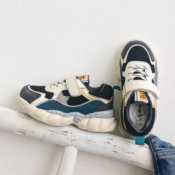 2019 Autumn Kid's Shoes Casuals Hook & Loop Patchwork Round Toe Neutral Flat Heels Air mesh Non-slip Q11
2019 Autumn Kid's Shoes Casuals Hook & Loop Patchwork Round Toe Neutral Flat Heels Air mesh Non-slip Q11