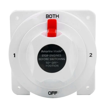 12-36V High Power Battery Power Off Switch Protection Switch Selector Switch Double Battery Isolator Suitable for RV Yacht Size
12-36V High Power Battery Power Off Switch Protection Switch Selector Switch Double Battery Isolator Suitable for RV Yacht Size