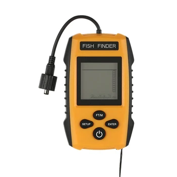 Portable Sonar Fish Finder Fishing Kayak Fishfinder Fish Depth Finder Echo Sounder Fishing Gear with LCD Display
Portable Sonar Fish Finder Fishing Kayak Fishfinder Fish Depth Finder Echo Sounder Fishing Gear with LCD Display