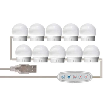 Vanity Lights for Mirror, Adjustable RGB Color DIY Hollywood Style Led Vanity Mirror Lights Kit in Dressing Room
Vanity Lights for Mirror, Adjustable RGB Color DIY Hollywood Style Led Vanity Mirror Lights Kit in Dressing Room