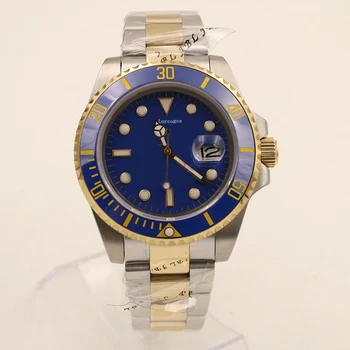 

Casual 40mm Sapphire Glass Hulk blue anniversary Ceramic bezel limited 116400 SUB Stainless Glide lock automatic mechanical Mens