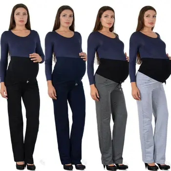 Pregnant Pants Women Maternity Adjustable Drawstring Capris Casual Solid High Waist Trousers Work Office Over Bump Pants Plus
Pregnant Pants Women Maternity Adjustable Drawstring Capris Casual Solid High Waist Trousers Work Office Over Bump Pants Plus