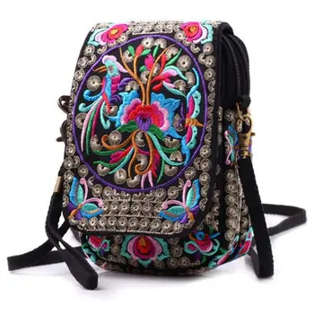 Vintage Printed Handmade Women Mini Crossbody Bag Cellphone Pouch Small Handbag Coin Purse 
Vintage Printed Handmade Women Mini Crossbody Bag Cellphone Pouch Small Handbag Coin Purse