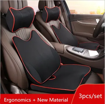 Memory Foam Waist Back Car Driving Seat Cushion Headrest Set Lumbar Neck Support Pillow Vertebra Spine Protect Auto Backrest
Memory Foam Waist Back Car Driving Seat Cushion Headrest Set Lumbar Neck Support Pillow Vertebra Spine Protect Auto Backrest