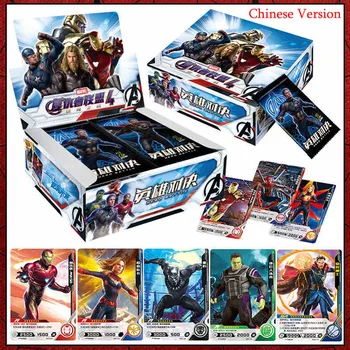 

180pcs Marvel Avengers Endgame Thanos Spider-man Hulk Iron Man Captain Thor Thor Wolverine Super Heros Card Collection Toys