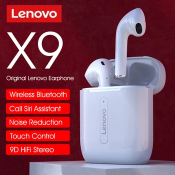 Original Lenovo X9 Wireless Earbuds Bluetooth 5.0 Earphone Touch Control 9D Dynamic HIFI Stereo Headset with Mic Earphones
Original Lenovo X9 Wireless Earbuds Bluetooth 5.0 Earphone Touch Control 9D Dynamic HIFI Stereo Headset with Mic Earphones