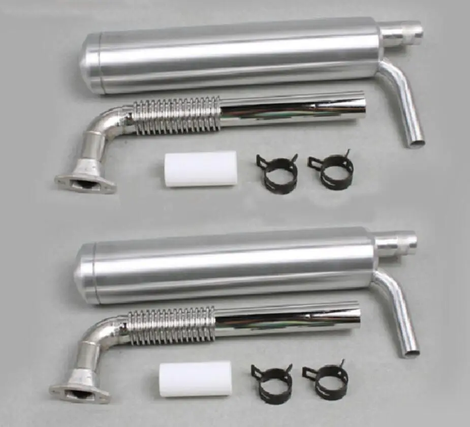 

One Pair New Special Muffler Canister Set for DLE111, DLE100, DLA112, DA100, EME120 Gasoline/Petrol Engines