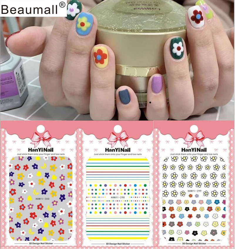 Florals Patterns! Nails Art Manicure Back Glue Decal Decorations Design Nail Sticker For Nails Tips Beauty
Florals Patterns! Nails Art Manicure Back Glue Decal Decorations Design Nail Sticker For Nails Tips Beauty