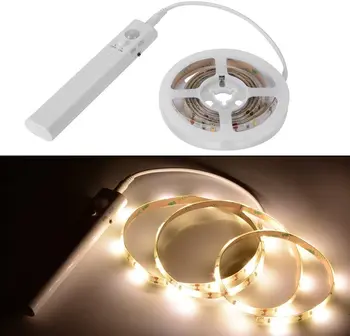 Wireless Motion sensor LED Night light Bed Cabinet Stairs light USB LED Strip lamp 5V For TV Backlight lighting 1M 2M 3M
Wireless Motion sensor LED Night light Bed Cabinet Stairs light USB LED Strip lamp 5V For TV Backlight lighting 1M 2M 3M