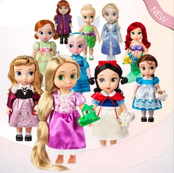 

Disney Frozen 2 Elsa Anna Princess Snow White Ariel Aurora Belle Cinderella Rapunzel little girl Angels doll gift Toys For Kids