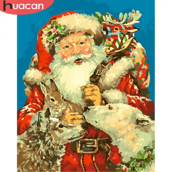 HUACAN Coloring By Number Santa Claus HandPainted Kits Drawing Canvas DIY Oil Pictures By Numbers Christmas Home Decoration Gift
HUACAN Coloring By Number Santa Claus HandPainted Kits Drawing Canvas DIY Oil Pictures By Numbers Christmas Home Decoration Gift
