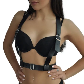 Leather Garter Harness Chest Bra Goth Suspenders Erotic Bondage Garter Stocking Belt Straps Sexy Body Adjustable Lingerie
Leather Garter Harness Chest Bra Goth Suspenders Erotic Bondage Garter Stocking Belt Straps Sexy Body Adjustable Lingerie
