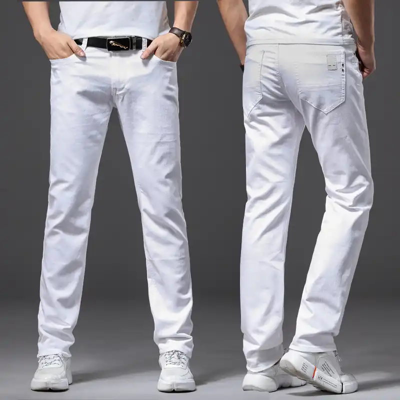 white jeans business casual