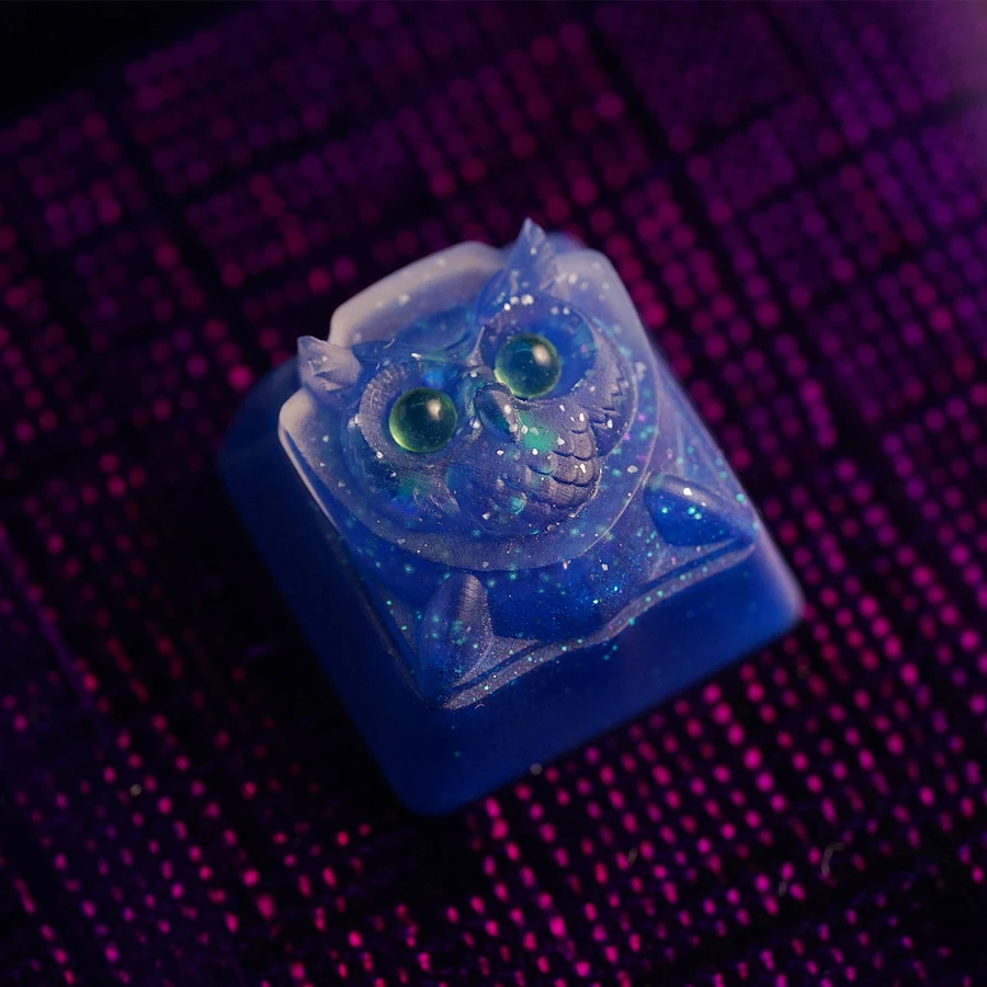 Owl Resin Keycap For Cherry Mx Switch Mechanical Gaming Keyboard Unfadable Colorful DIY Keyboard Decoration Key Cap DSA Profile
Owl Resin Keycap For Cherry Mx Switch Mechanical Gaming Keyboard Unfadable Colorful DIY Keyboard Decoration Key Cap DSA Profile