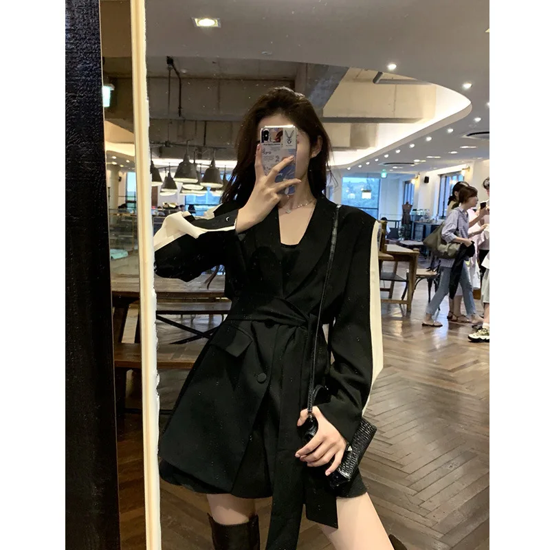 Contrast Color Joint Black And White with Pattern Suit Jacket Women's Loose-Fit 2019 Spring And Autumn New Style Fashion Long-sl
Contrast Color Joint Black And White with Pattern Suit Jacket Women's Loose-Fit 2019 Spring And Autumn New Style Fashion Long-sl