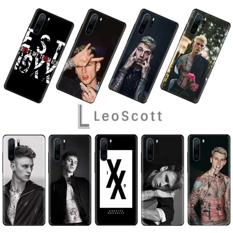 Мягкий чехол для телефона Machine Gun Kelly MGK Huawei P9 P10 P20 P30 Pro Lite smart Mate 10 20 Y5 Y6 Y7 2018 2019 |