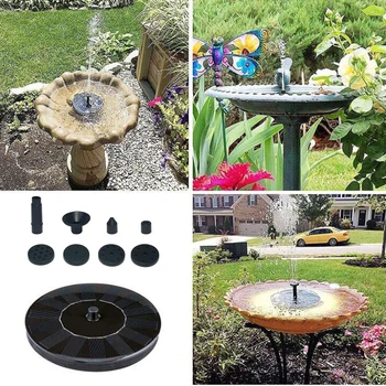 Mini Round Fountain Pump Solar Power Small Solar Water Pump for Yard and Garden Bird Fountain Powered Water
Mini Round Fountain Pump Solar Power Small Solar Water Pump for Yard and Garden Bird Fountain Powered Water