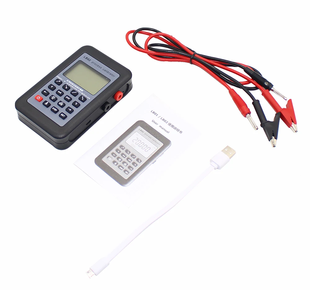 LB02 Resistance Current Voltmeter signal generator source Process calibrator 4-20mA/0-10V/mV LCD display Update from LB01
LB02 Resistance Current Voltmeter signal generator source Process calibrator 4-20mA/0-10V/mV LCD display Update from LB01