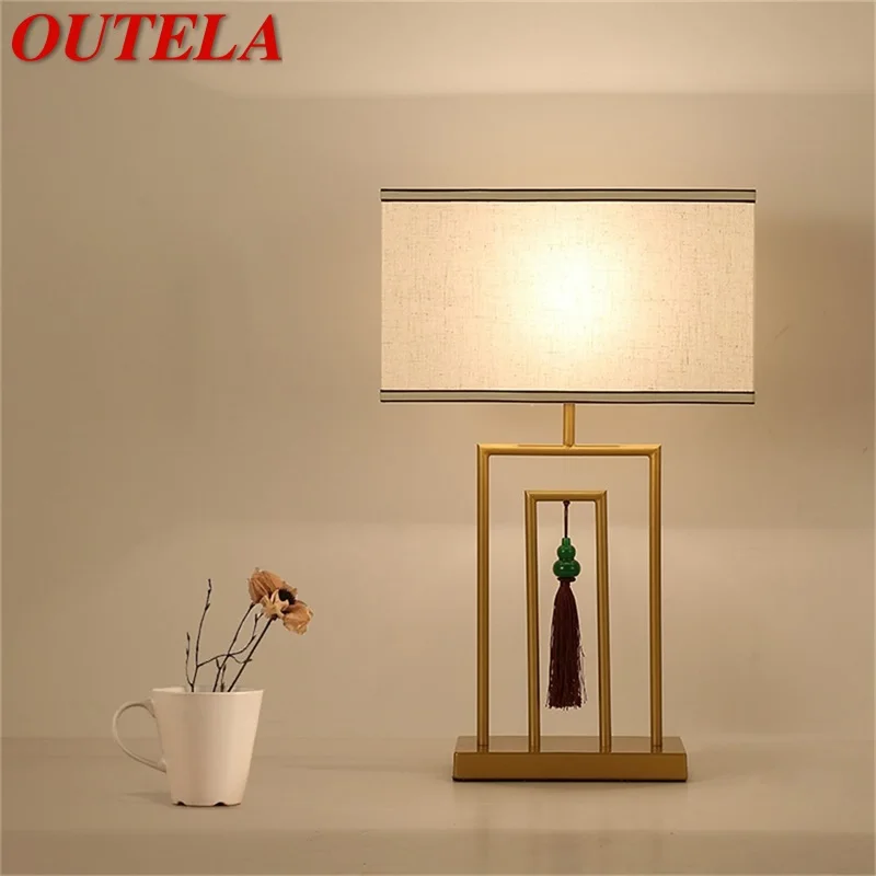 OUTELA Modern Table Lamp Design LED Table Desk Light Fabric Home Decorative for Bedroom Living Room
OUTELA Modern Table Lamp Design LED Table Desk Light Fabric Home Decorative for Bedroom Living Room